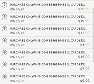 how does onlyfans show up on bank statement