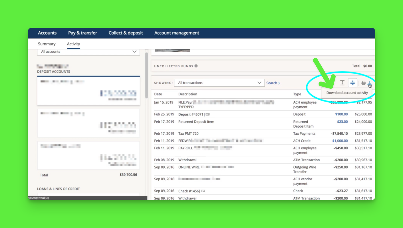 Download Chase Bank Statement Through Website