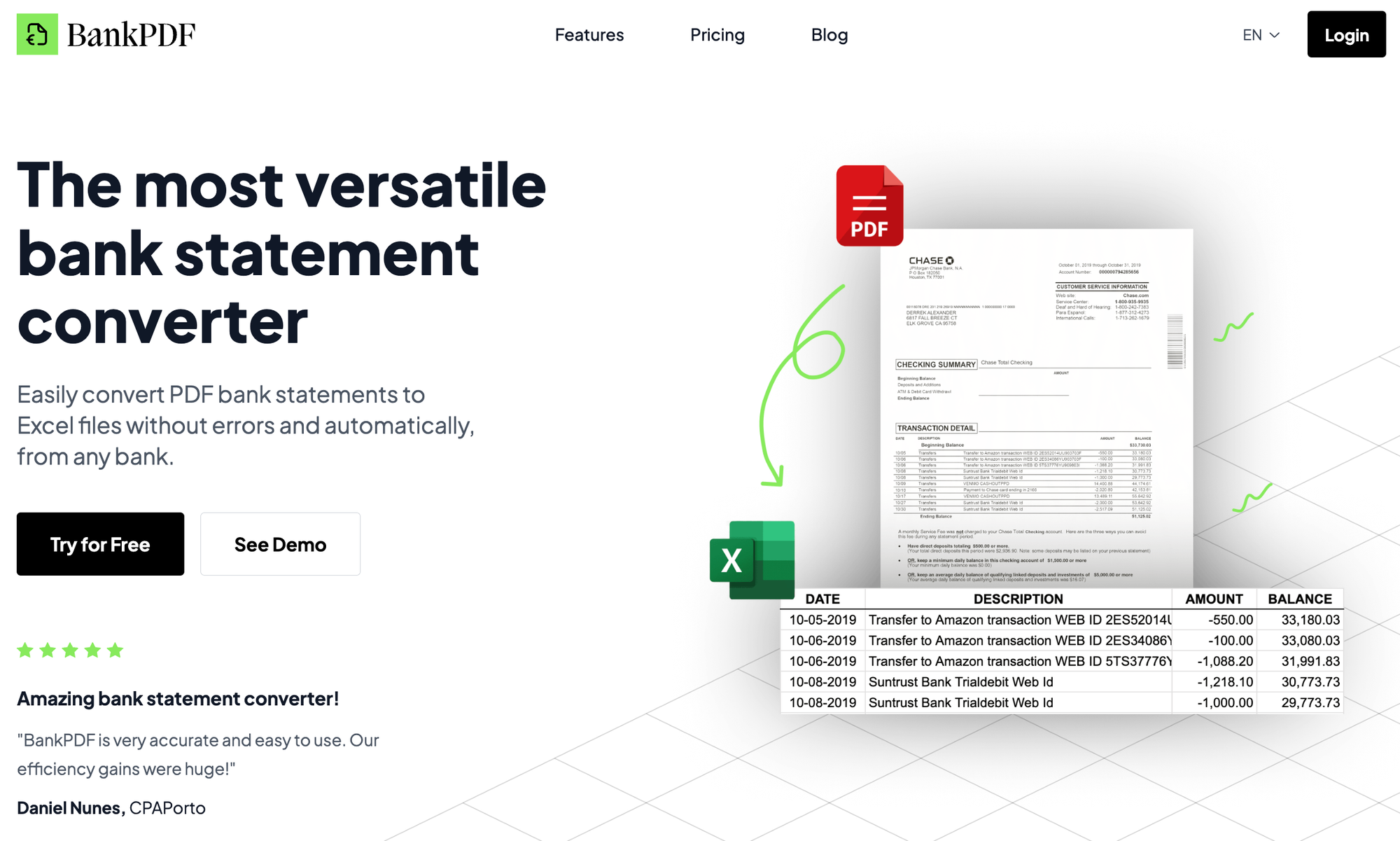 bankpdf as the best tool for bank statement reconciliation